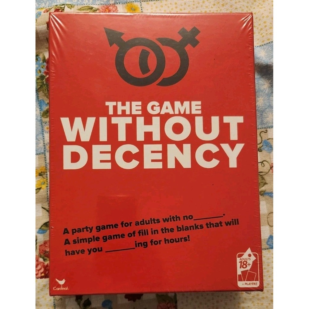 The Game Without Decency Board Game Adults Party Against Humanity‎ NEW SEALED